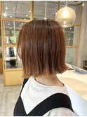 切りっぱなしボブ