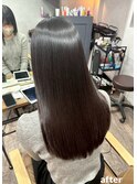 梅雨対策/髪質改善美髪縮毛矯正/似合わせカット絹髪ストレート