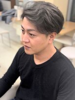 サロンドリップス&nbsp;大人メンズショート＋ダブルカラー（ブリーチ＋髪質改善カラー）