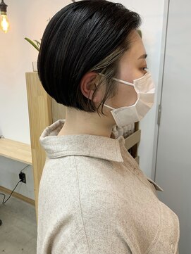 キューズ クラブ(cuz KLUB) 【cuzKLUB】コンパクトボブ×インナーカラー＊池袋