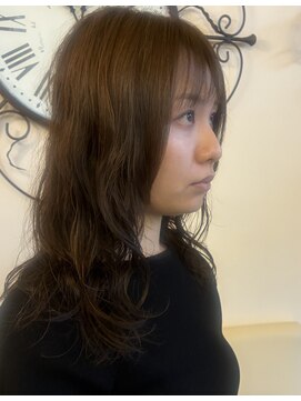 ヘアージン 野々市(hair Jin) ロング＋アッシュマットパーマ