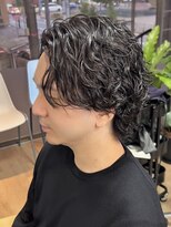 ヨリ サッポロ 札幌大通(yori SAPPORO)&nbsp;ニュアンスパーマ/センターパート/韓国マッシュ/ダークアッシュ