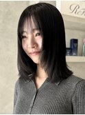 ＊ミディアムレイヤーカット顔周りレイヤーウルフハッシュカット