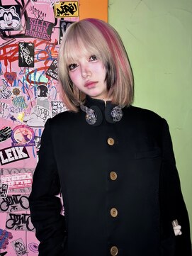 エル オオサカ 心斎橋店(L. OSAKA) デザインカラー/ハイトーンボブ