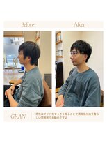 グランバイ アトリエドングリ(Grand × AtlierDonguri)&nbsp;お客様髪質改善データ2027（清潔感男性！！）
