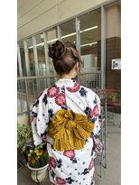 エイム ヘアメイク 横川店(eim HAIR MAKE) 浴衣ヘアアレンジ(とうかさん・花火大会)