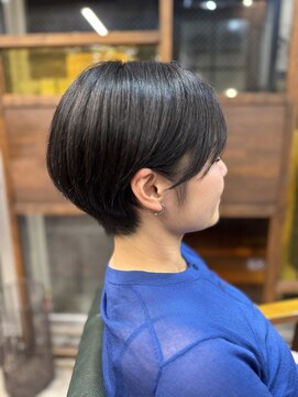 美容室カードル 新小岩店(Cadre) 耳掛けショート/コンパクトショート/艶カラー