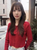 ブラウン(BROUN) ロングレイヤーブラウンカラー透明感カラー
