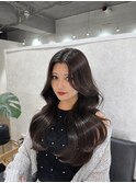 【miyon】韓国レイヤーカット×暗髪カラー×髪質改善
