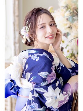 シャルメ 池袋(CHARMER) 浴衣に定番！！サイドシニヨンヘア♪