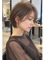 フレイムス ヘアアンドリラックス 大宮東口店(Frames)&nbsp;レイヤーボブ髪型20代30代40代50代前髪あり前髪なし面長丸顔大宮