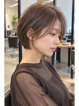 フレイムス ヘアアンドリラックス 大宮東口店(Frames) レイヤーボブ髪型20代30代40代50代前髪あり前髪なし面長丸顔大宮