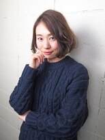 ピエドプール(PiED DE POULE) 耳かけが可愛い！上品シルエットの大人ボブ