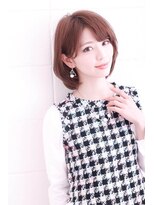 オーロ 武庫之荘店(ORO)&nbsp;ピアスに似合う大人ボブ