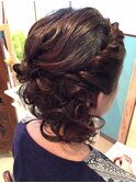 ねじねじサイドアップヘアアレンジ【ヘアセット　立川/立川南】