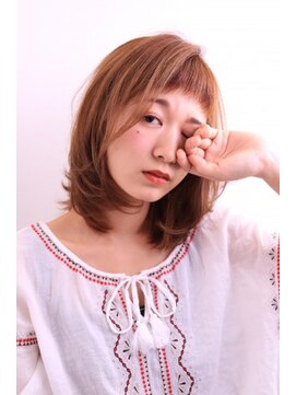 ネオリーブ コパン 鶴見店(Neolive copain) ラフな抜け感で大人可愛く♪小顔ミディ neolivecopain