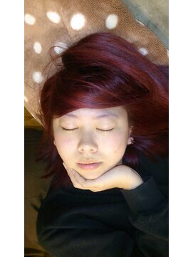 フェリマーレ(FeliMare) レッドピンク立体カラー