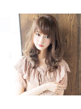 エル(LE) ヴェールウェーブブルージュアシメ似合わせカットセミロング