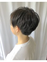 デイジー インデックスヘア 大島店(DAISY index hair) 大人可愛い前髪ありひし形耳掛けクールショートボブ20代30代40代