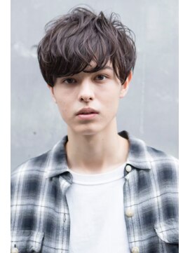 オースティン 錦糸町(AUSTIN) くせ毛風パーマ★ツーブロックショートレイヤー×ワイルドバング