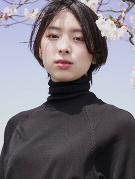 ヘアメイク エイト キリシマ(hair make No.8 kirishima) 《hair make No.8・中村》耳掛けハンサムショート