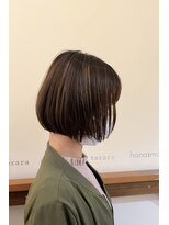 ハナモリ テララ(hanamori terara) terara★多田羅 ハイライトで立体感UP!!ミニボブ