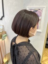 ロンドプランタン 恵比寿(Lond Printemps)&nbsp;大人ボブ透明感カラー立体感ハイライトツヤ髪スタイル【中居】