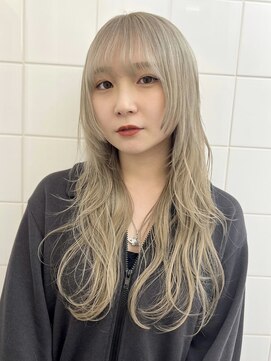 デート 下北沢(DATE) ダブルカラーミルクティーベージュカラーケアブリーチカラー韓国