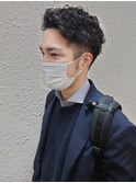 外国人風ビジネスパーマ