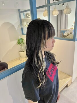 ラソニシカサイ(Lazo nishikasai) フレーミングカラー黒髪ロング