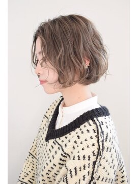 ニスル 上尾店(NISURU) 似合わせカット/大人ガーリー/ダークアッシュ/着物/上尾/上尾駅