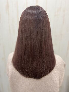 アトリエMAI 北千住 ブリーチなし艶感ピンクブラウン10代20代北千住