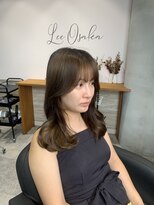 リーオオサカ(Lee Osaka)&nbsp;アッシュブラウン×韓国風スタイル