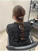 編みおろし ヘアアレンジ ヘアセット <渋谷/渋谷駅>