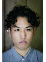 ヘアー グランジ プラス(hair Glunge Plus) 【常田大輝風】【無造作ラフカーリー】スパイラルMIXパーマ