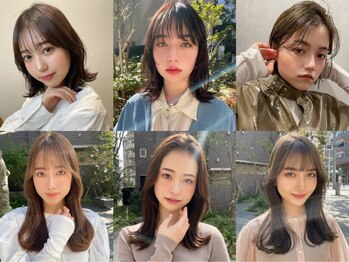 サク(Sac.)の写真/あなたの骨格や髪質に合わせた小顔カットが大好評☆トレンドの顔周り・おくれ毛や前髪もお任せ下さい♪