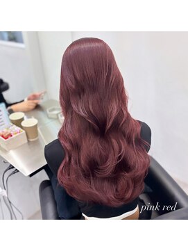 コア 梅田茶屋町店(Core) ピンクカラー レイヤーカット