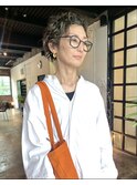 40代のブリーチ対応クリームパーマ♪