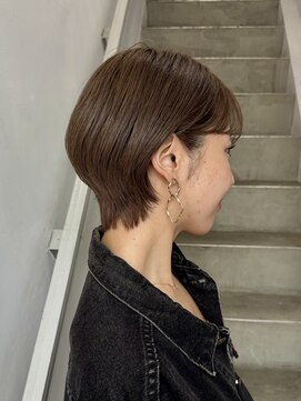 クロト(Clotho) ショートカット/髪質改善縮毛矯正白髪ぼかしレイヤーカラーボブ