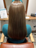 リジェール 鶴舞店 オリーブベージュカラー×髪質改善