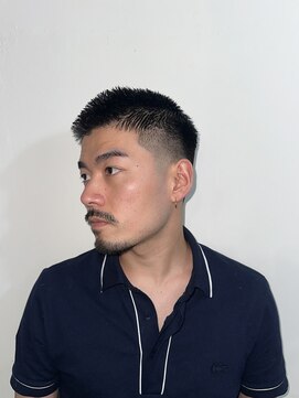 メリケンバーバーショップ フクオカ(MERICAN BARBERSHOP FUK) メンズカットネオフェードベリーショート