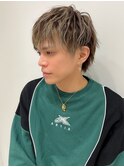 アッシュブラックカルマパーマベリーショートダークアッシュ