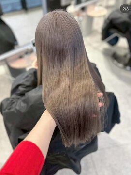 ペレ 梅田(PELE) ミディアムヘア/暗めカラー/グラン マッシュ/梅田