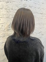 ラム(L'am)&nbsp;ミディアム/エンドカラー/グレージュ/ネイビー/高松