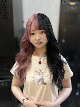 ヴァイス 渋谷店(VAICE) ピンクとブラックのツートーンカラー/推しカラー