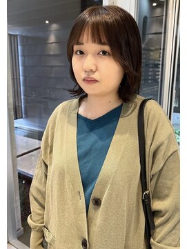 艶ベージュブラウン