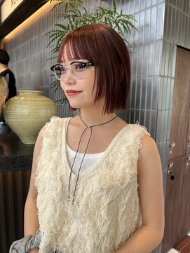 ノード(NODE) 栄束感レイヤーくびれ小顔ショートヘア