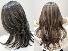 落ち着きのある大人ハイライトで垢抜け感♪[レイヤー/立川]