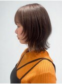 透け感グレージュでつくる、大人ミルクティーベージュ