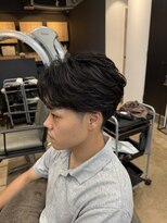 アロー 船橋店(AROH)&nbsp;センターパート/フェザーショート/フェザーパーマ/men's/船橋